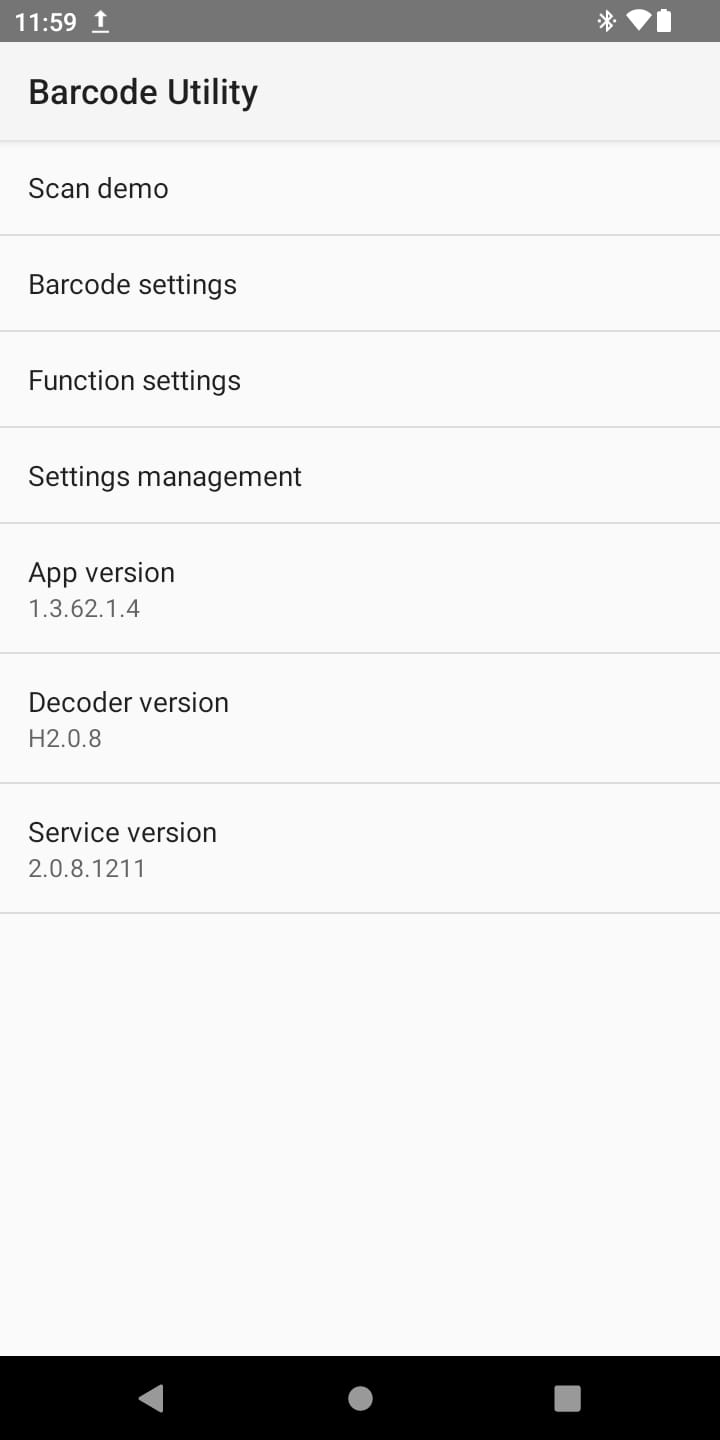 Menu Settings Management
