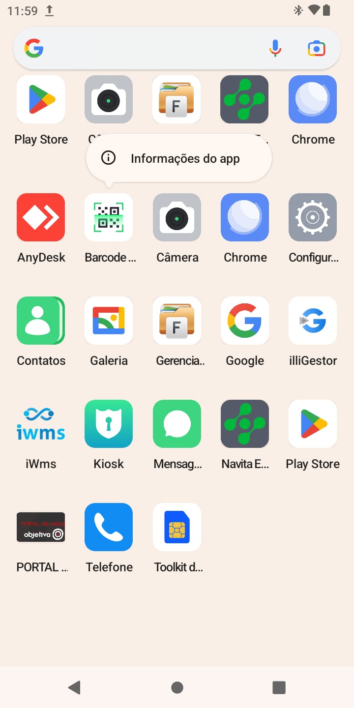 Aplicativo Barcode Utility