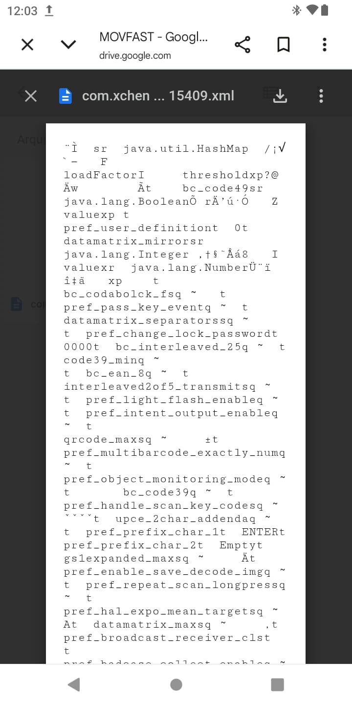 Iniciar download do XML